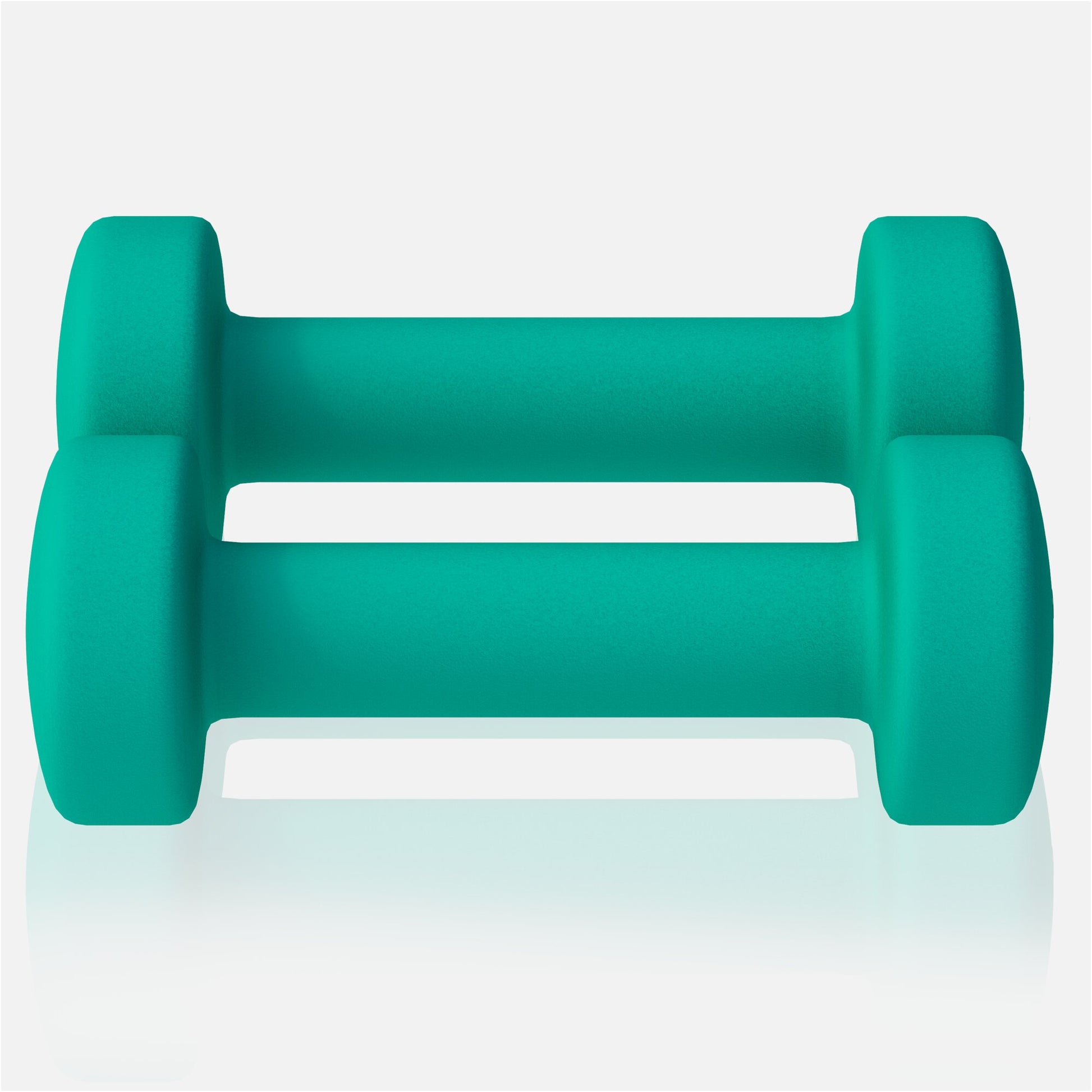 Coppia manubri fitness turchesi Gorilla Sports per allenamento bodybuilding casa