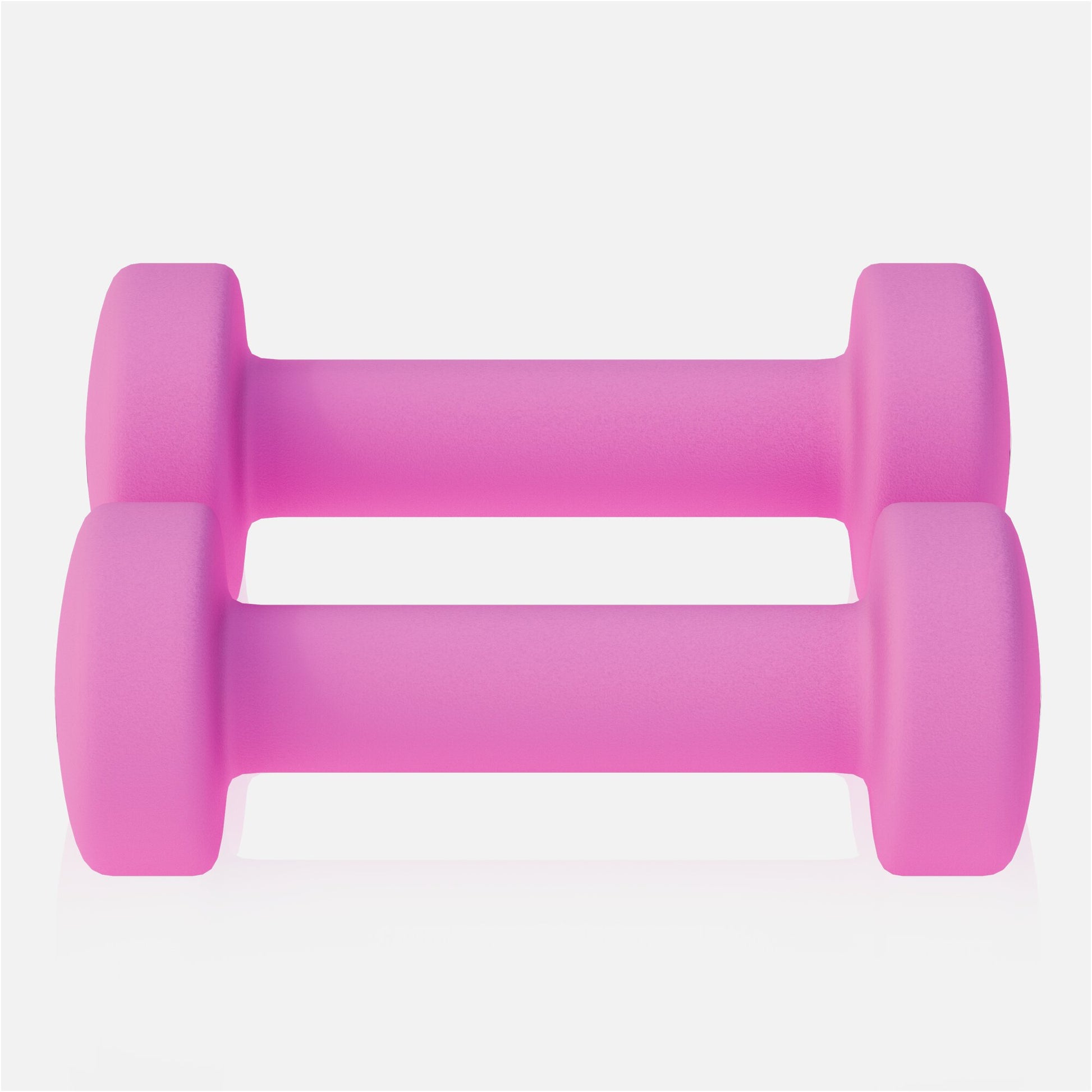 Coppia di manubri fitness rosa per allenamento, Gorilla Sports Bodybuilding