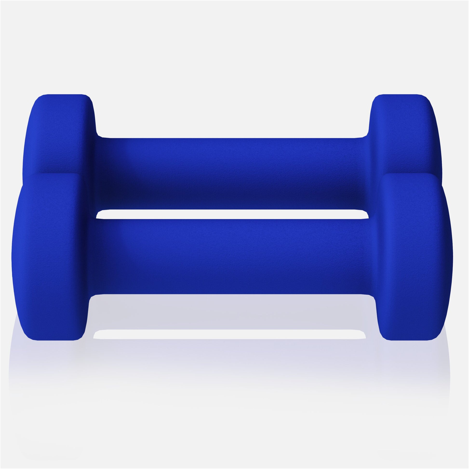 Coppia di manubri blu per fitness Gorilla Sports, accessorio palestra bodybuilding