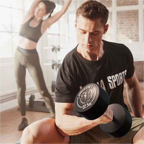 Manubrio in gomma 2,5 - 40 kg