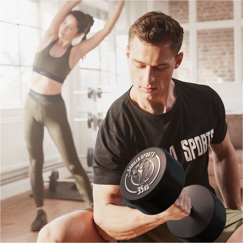 Manubrio in gomma 2,5 - 40 kg