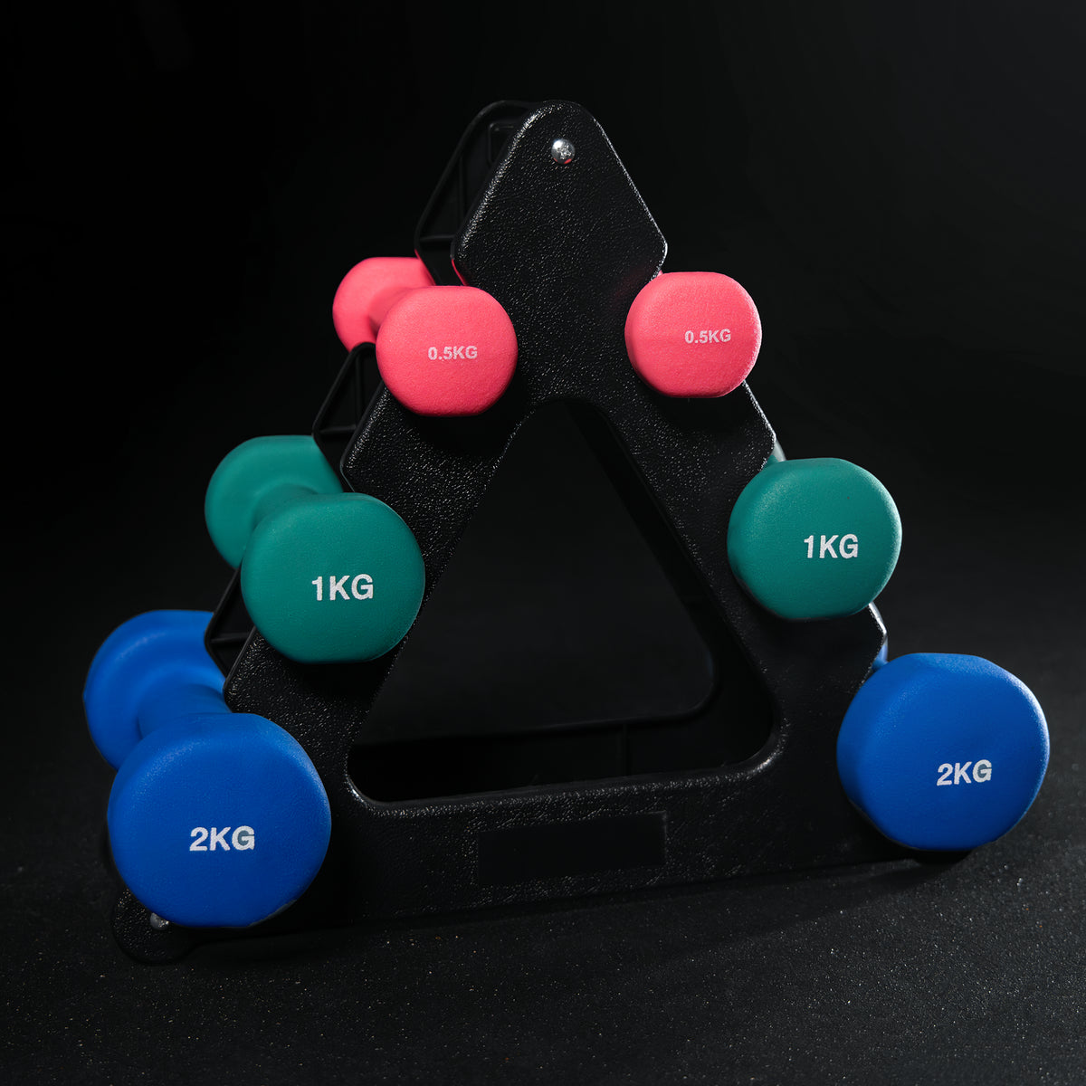 Albero per manubri da ginnastica nero