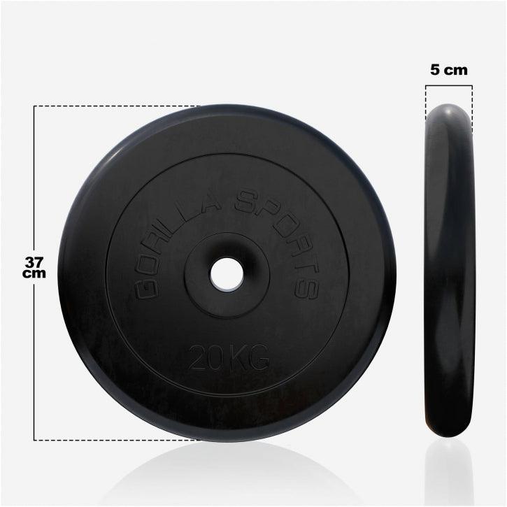 Dischi Pesi 30/31 mm, 0,5-25 kg, in gomma