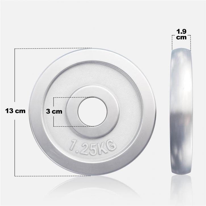 Dischi Pesi 30/31 mm, 0,5-30 kg, cromati