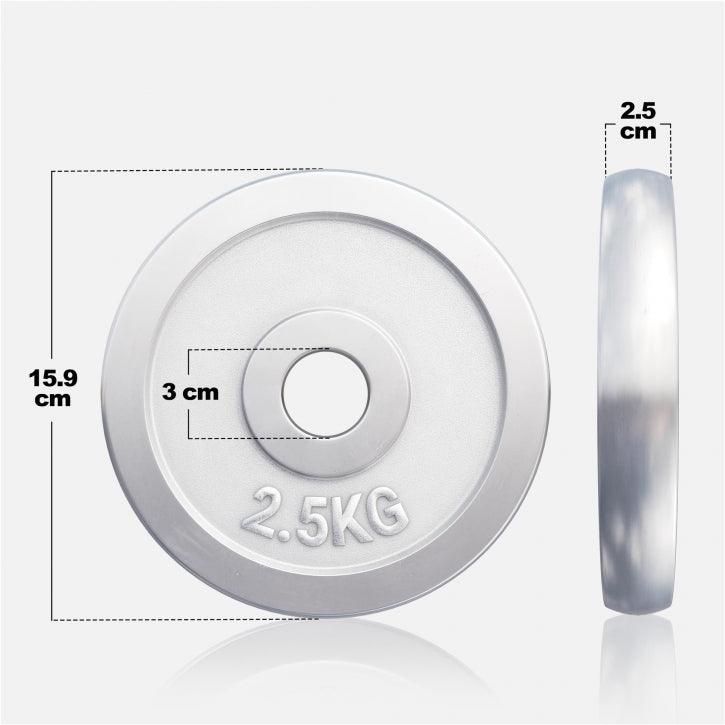 Dischi Pesi 30/31 mm, 0,5-30 kg, cromati