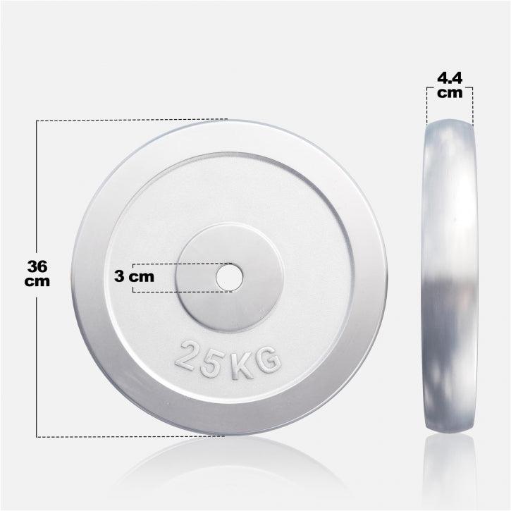 Dischi Pesi 30/31 mm, 0,5-30 kg, cromati