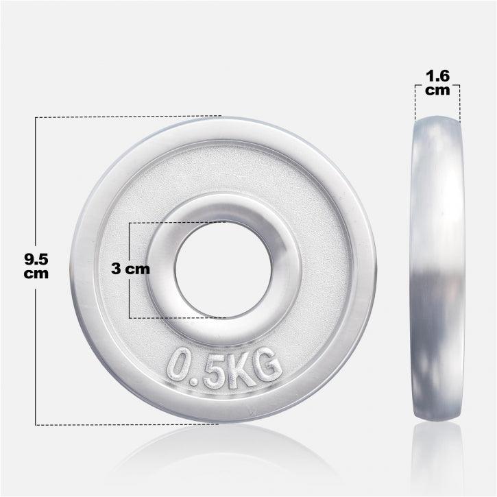Dischi Pesi 30/31 mm, 0,5-30 kg, cromati