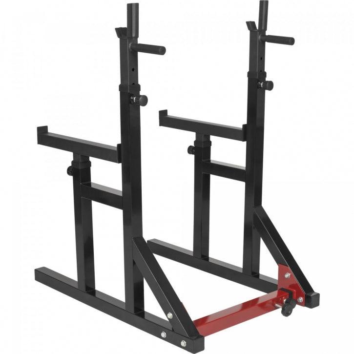 Multi Squat Rack con set di bilancieri