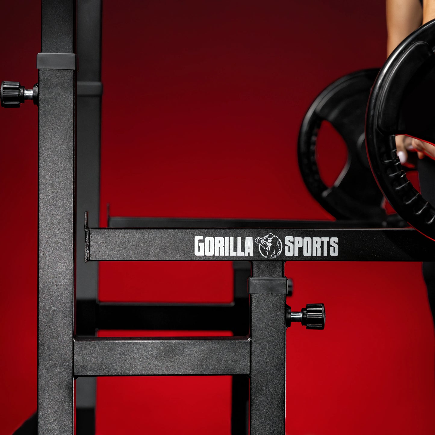 Supporto Bilanciere Regolabile per Squat e Dip