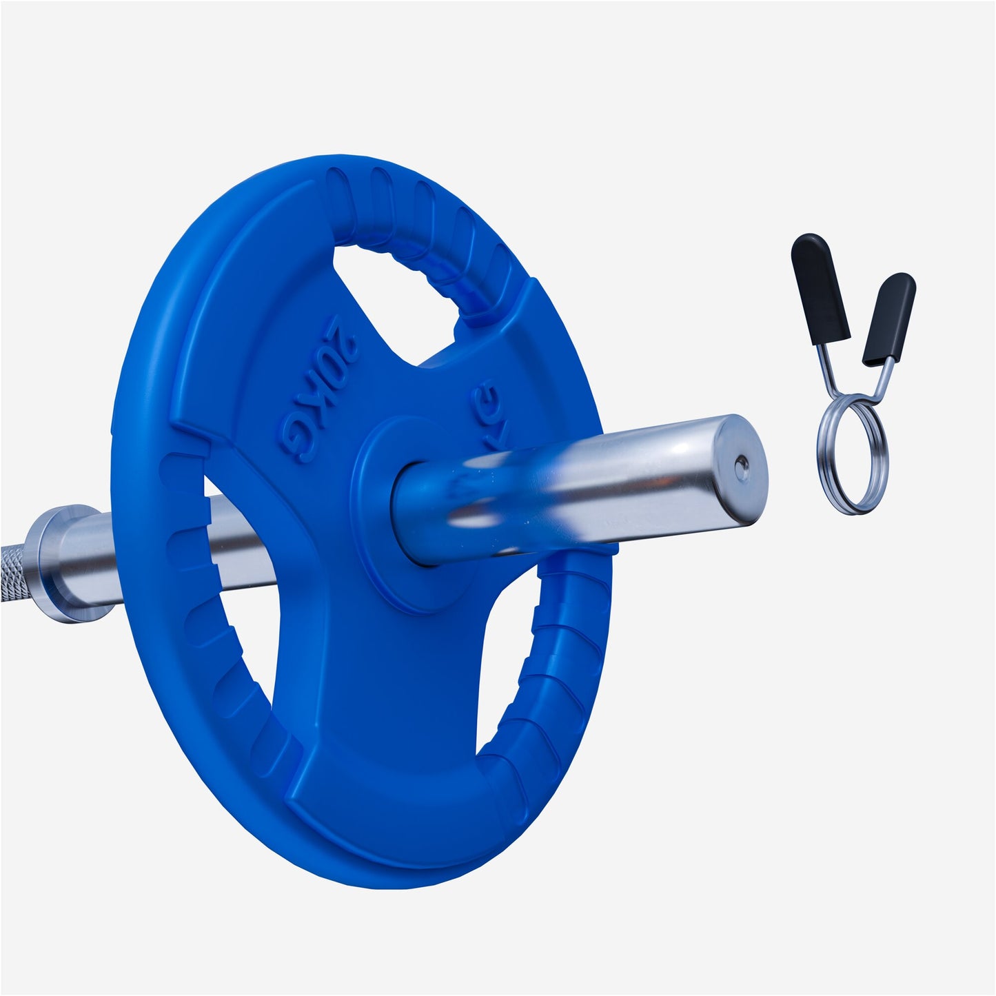 Dischi Pesi Olympia 50/51mm, 1,25-25 kg, con impugnatura in gomma
