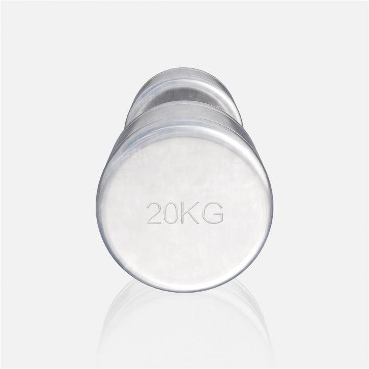 Manubri cromati, peso a scelta 1-20 kg