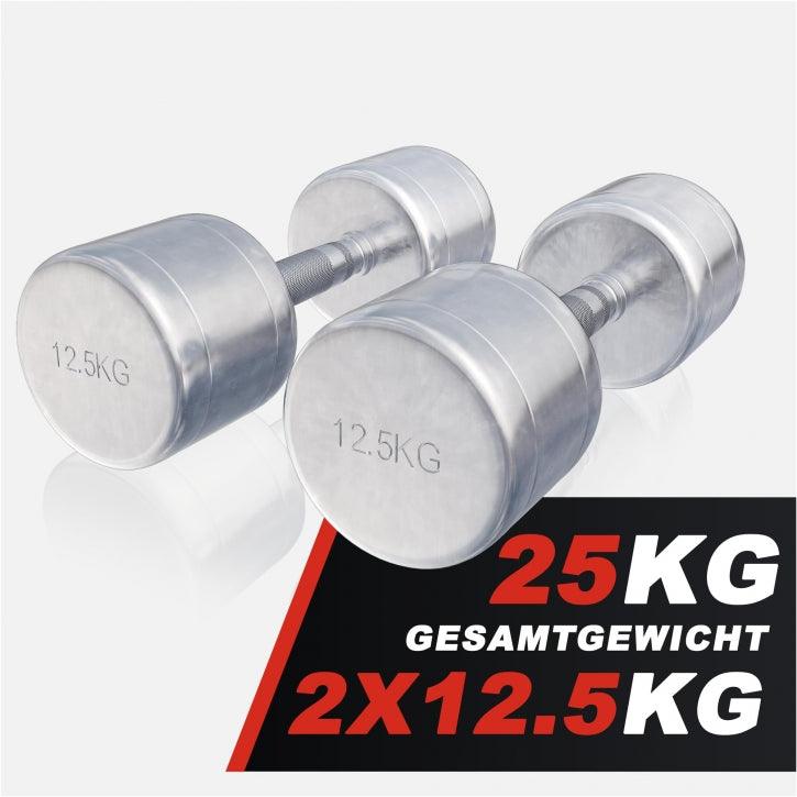 Manubri cromati, peso a scelta 1-20 kg