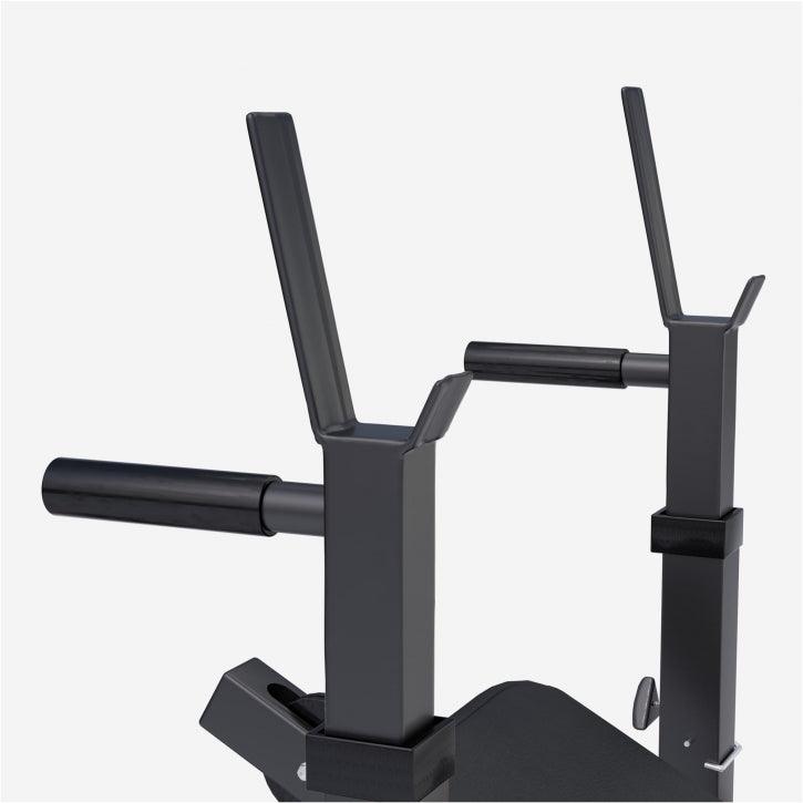 Supporto pesi nero Gorilla Sports per palestra, attrezzo bodybuilding e fitness.
