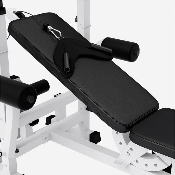 Panca palestra regolabile nera Gorilla Sports per allenamento bodybuilding e fitness