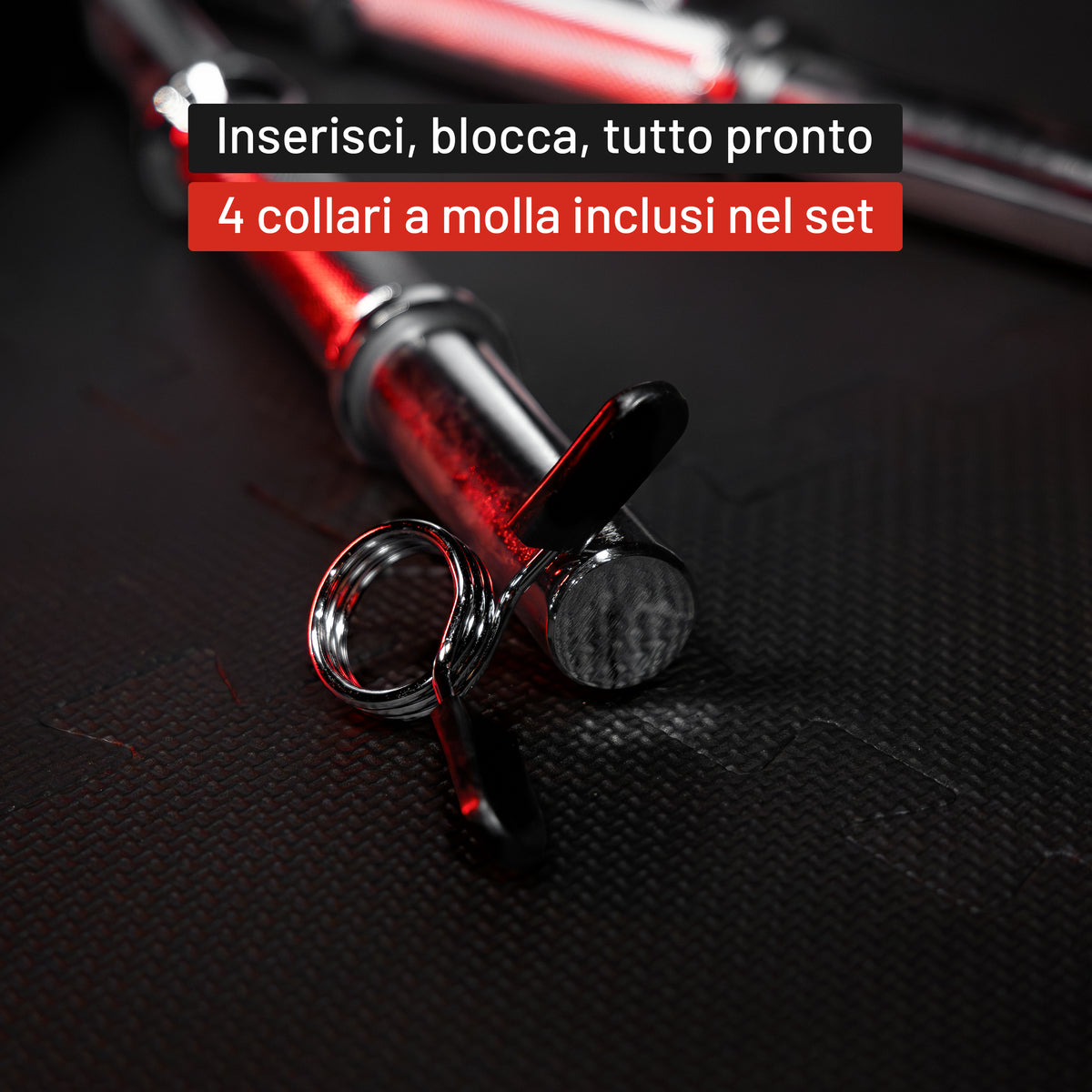 Set 2 Barre Manubri 35 cm cromate, diametro 30 mm