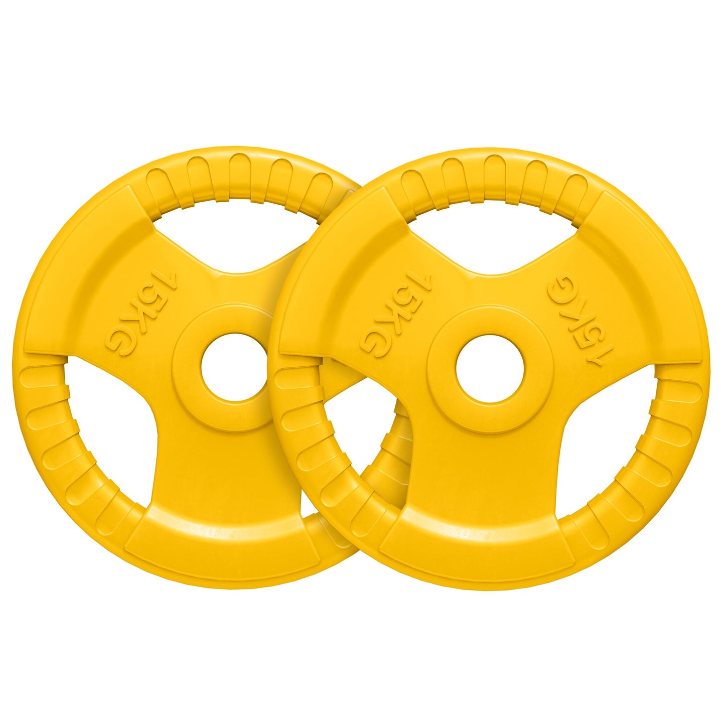 Dischi Pesi Olympia 50/51mm, 1,25-25 kg, con impugnatura in gomma