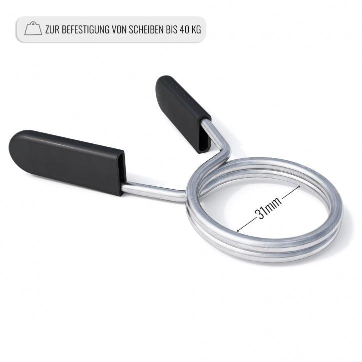 Set 2 Collari a Molla per bilancieri 30/31 mm