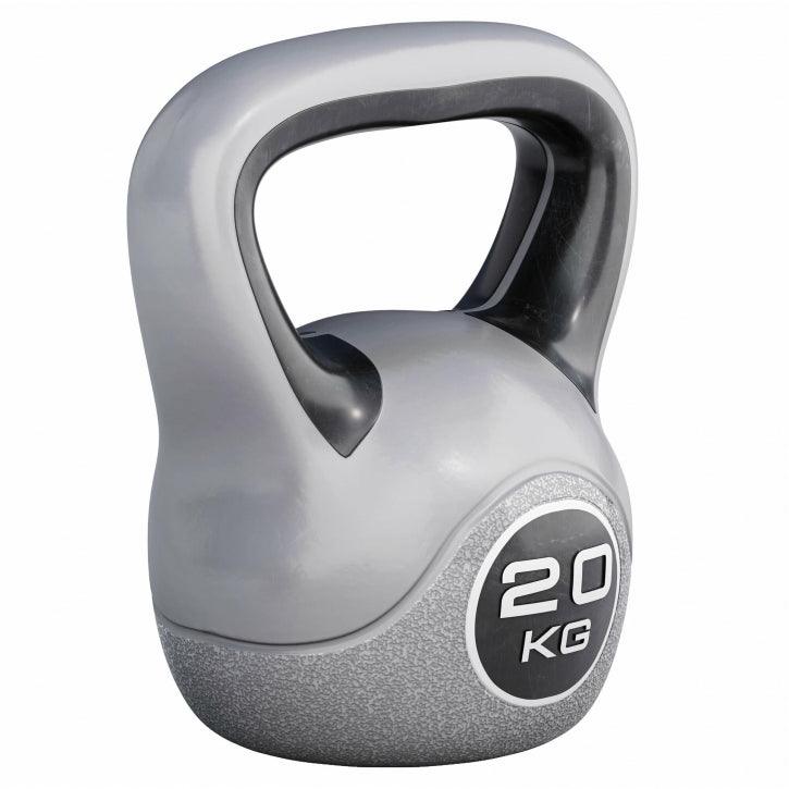 Kettlebell Colorato in Plastica, Peso a Scelta 2-20 kg