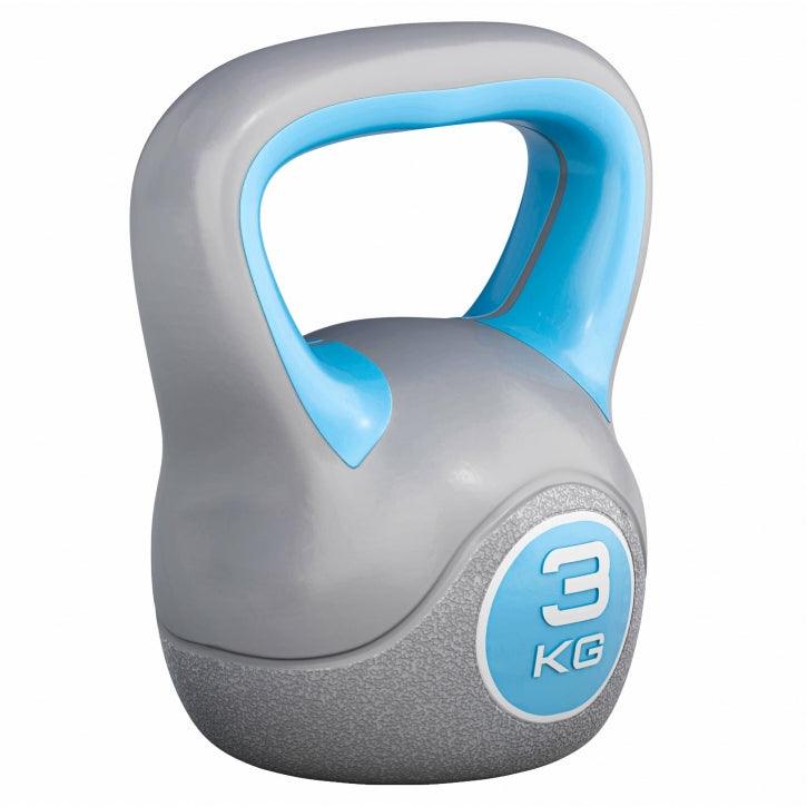 Kettlebell Colorato in Plastica, Peso a Scelta 2-20 kg