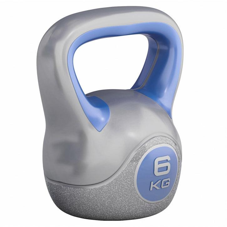 Kettlebell Colorato in Plastica, Peso a Scelta 2-20 kg
