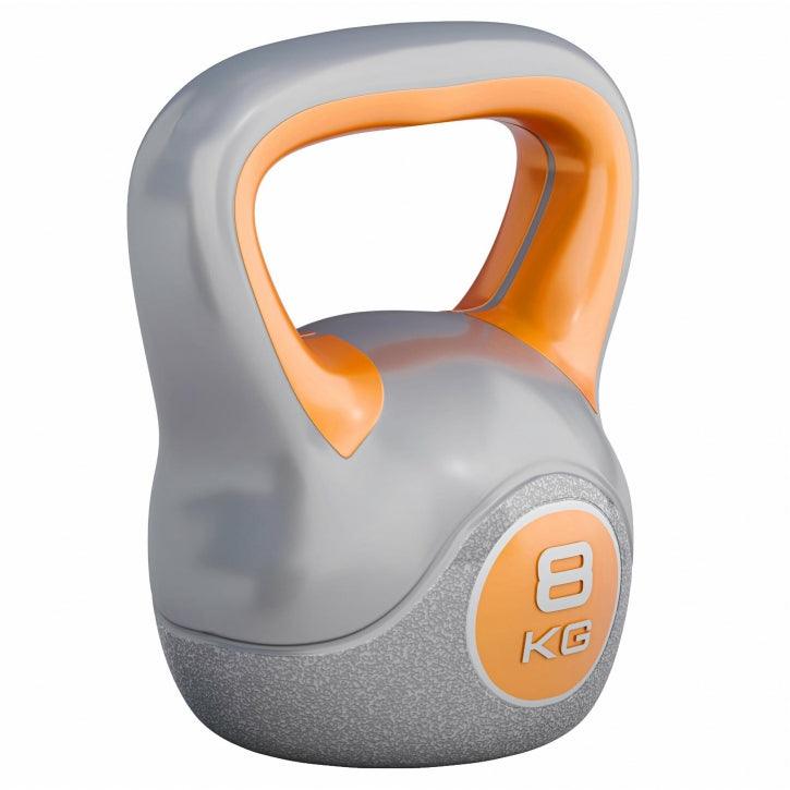 Kettlebell Colorato in Plastica, Peso a Scelta 2-20 kg