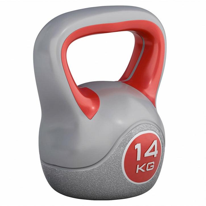 Kettlebell Colorato in Plastica, Peso a Scelta 2-20 kg
