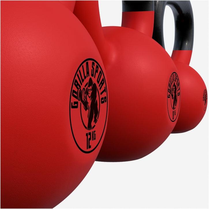 Kettlebell in Gesso con Rivestimento in Vinile 2 kg - 32 kg