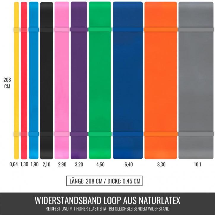 Fascia di allenamento da 6,4 mm a 101 mm