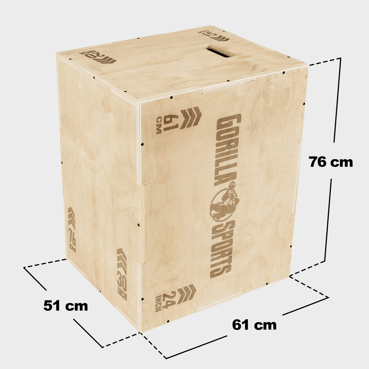 Box Jump in legno