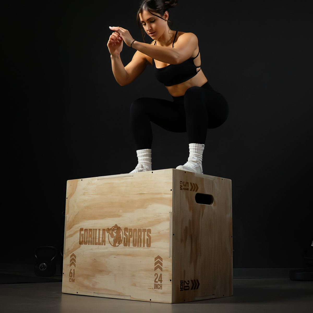 Box Jump in legno
