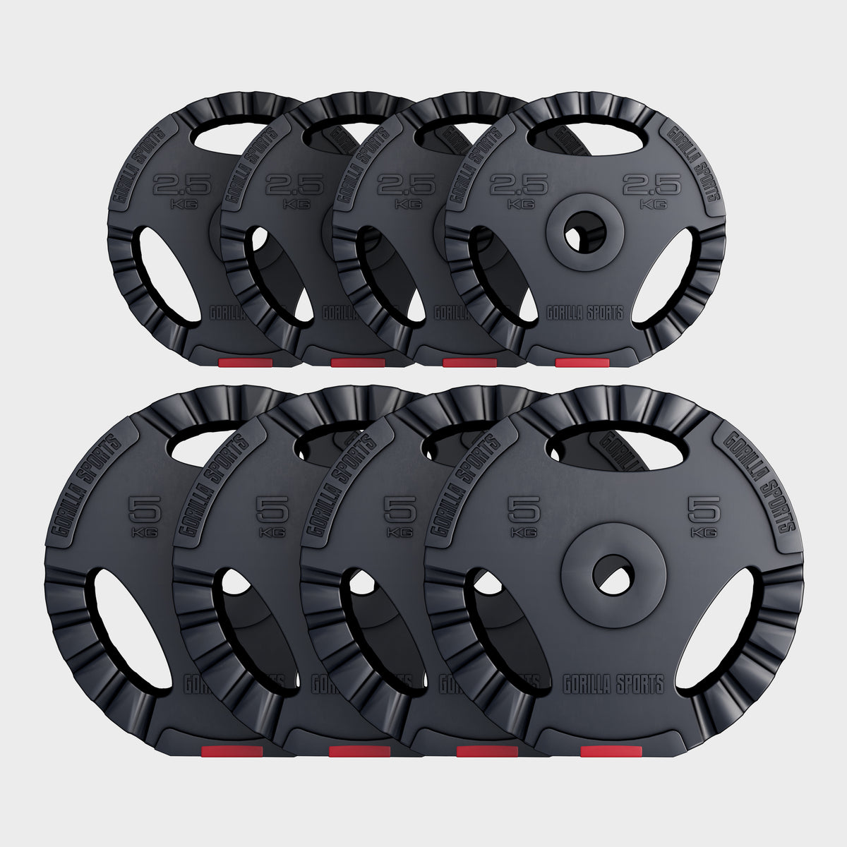 Dischi Pesi Tri Grip 30/31 mm, 1,25-15 kg
