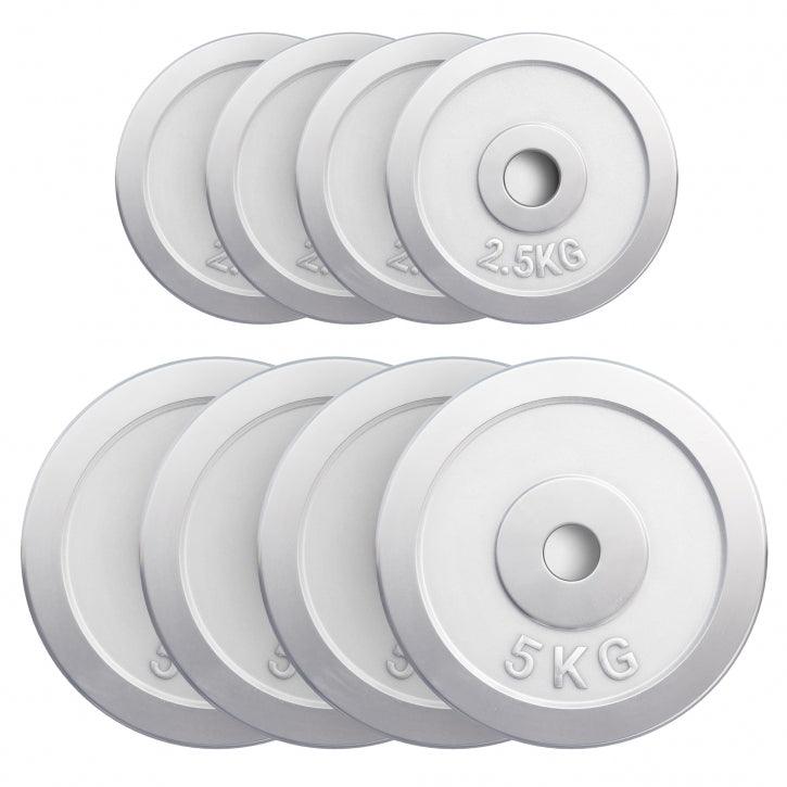 Dischi Pesi 30/31 mm, 0,5-30 kg, cromati