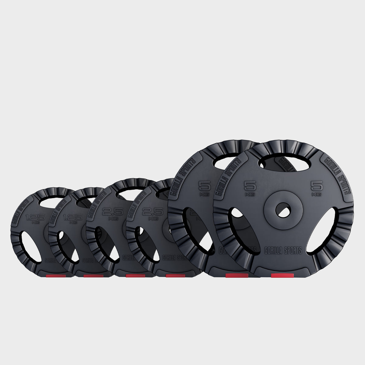 Dischi Pesi Tri Grip 30/31 mm, 1,25-15 kg