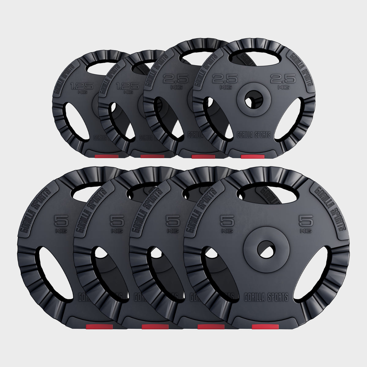Dischi Pesi Tri Grip 30/31 mm, 1,25-15 kg