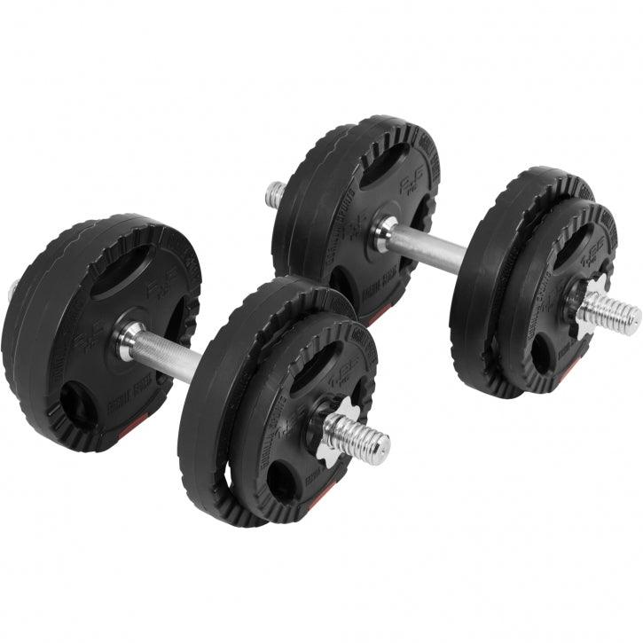 Set Manubri in plastica, 20 kg