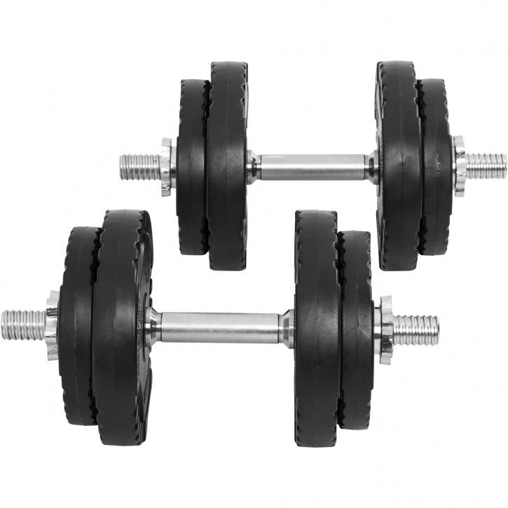 Set Manubri in plastica, 20 kg