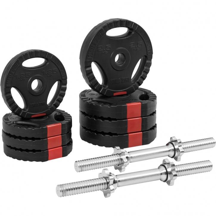 Set Manubri in plastica, 20 kg