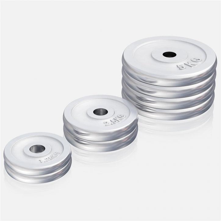 Dischi Pesi 30/31 mm, 0,5-30 kg, cromati