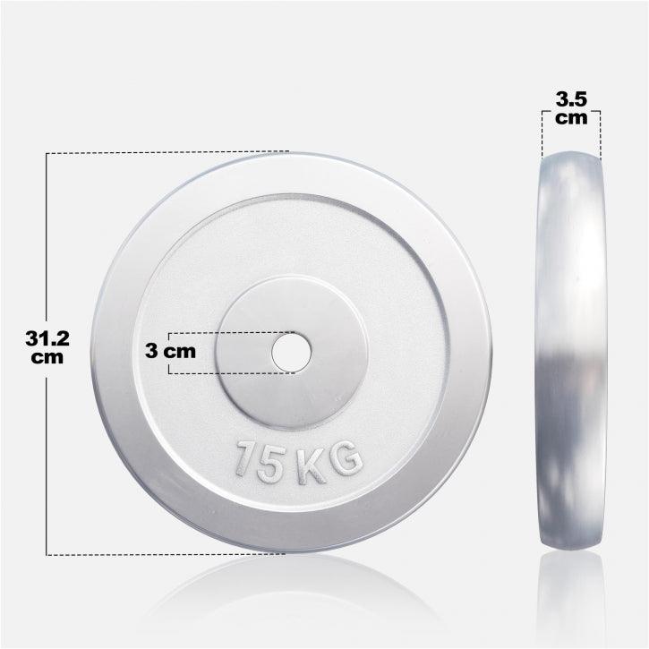 Dischi Pesi 30/31 mm, 0,5-30 kg, cromati