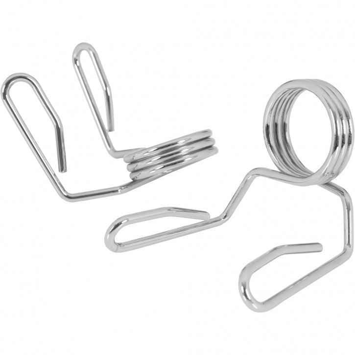 Set 2 Collari a Molla per bilancieri 50/51 mm, cromati