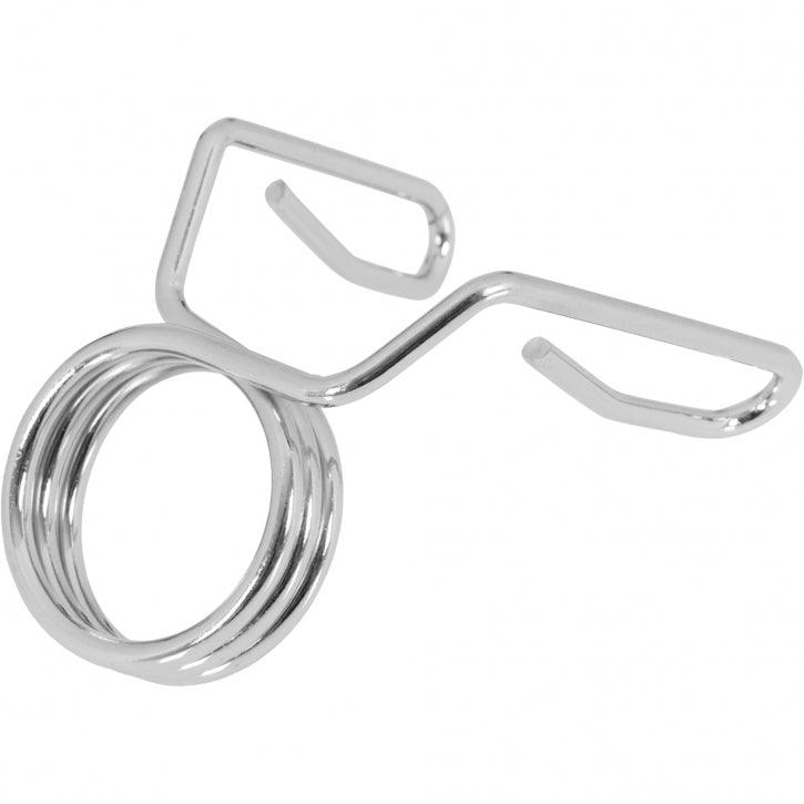 Set 2 Collari a Molla per bilancieri 50/51 mm, cromati