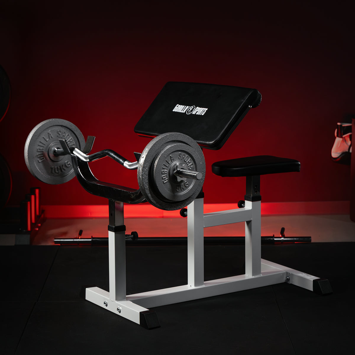 Panca Curl con Bilanciere da 120 cm