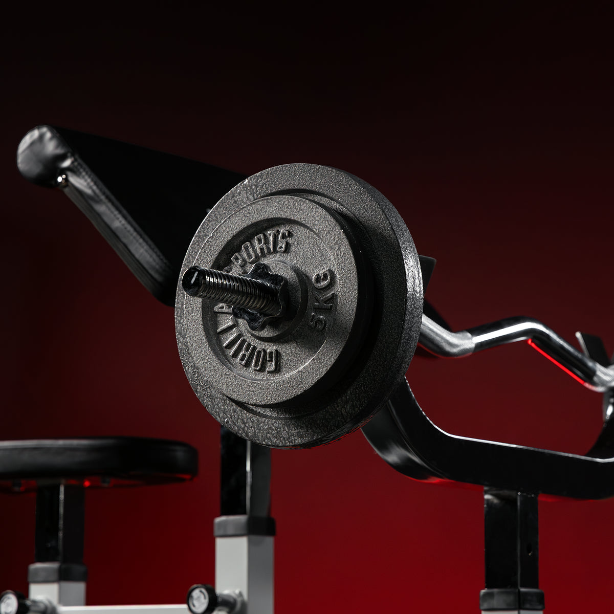 Panca Curl con Bilanciere da 120 cm