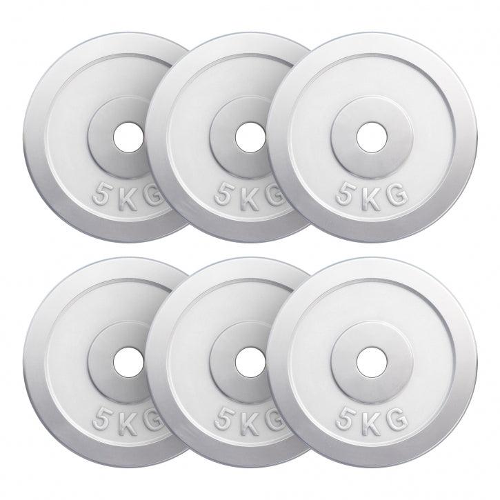 Dischi Pesi 30/31 mm, 0,5-30 kg, cromati
