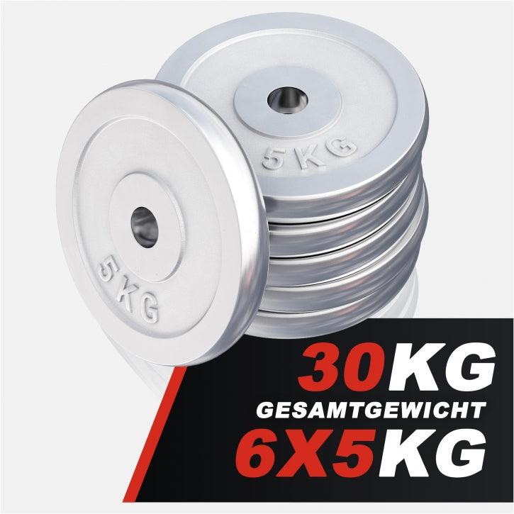 Dischi Pesi 30/31 mm, 0,5-30 kg, cromati