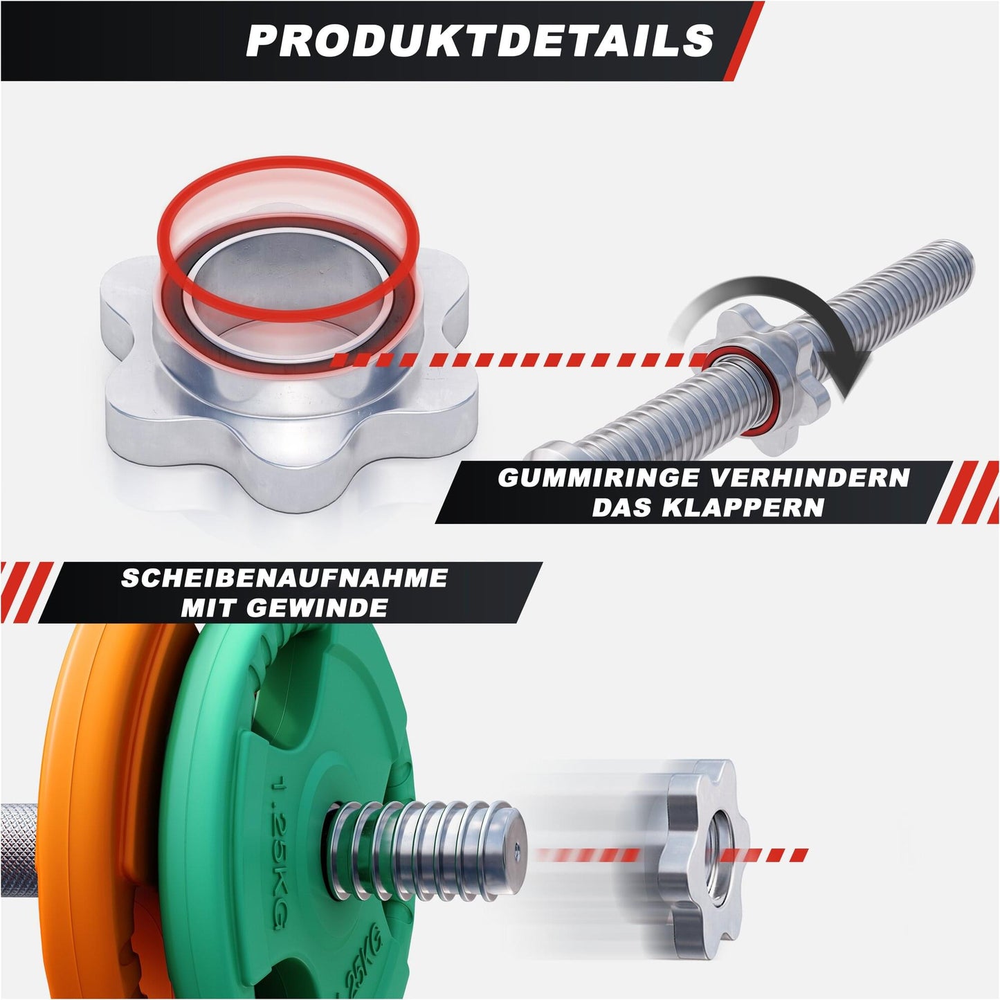 Set Manubri Rubber Gripper 20 kg