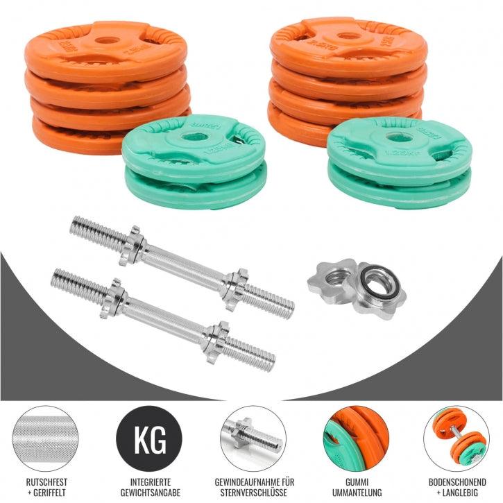 Set Manubri Rubber Gripper 30 kg