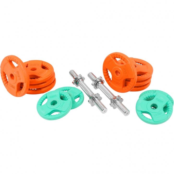 Set Manubri Rubber Gripper 30 kg