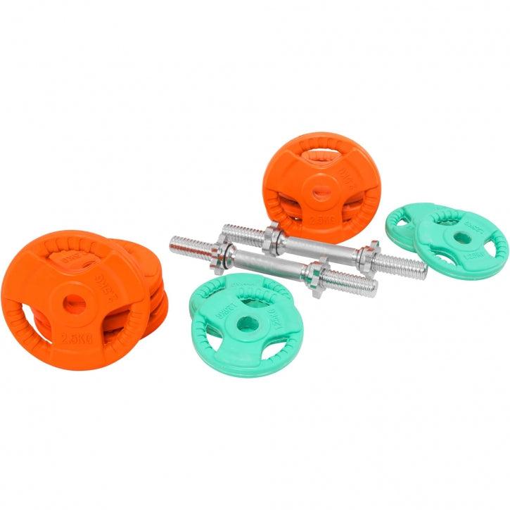 Set Manubri Rubber Gripper 30 kg
