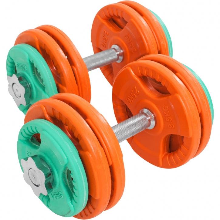 Set Manubri Rubber Gripper 30 kg